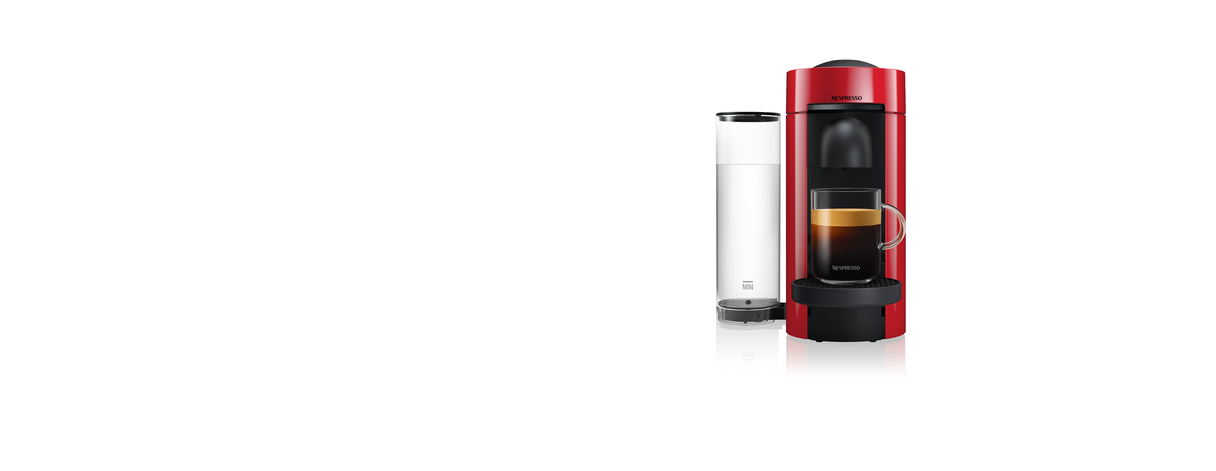 Vertuo Plus Coffee Machine | Cherry Red 