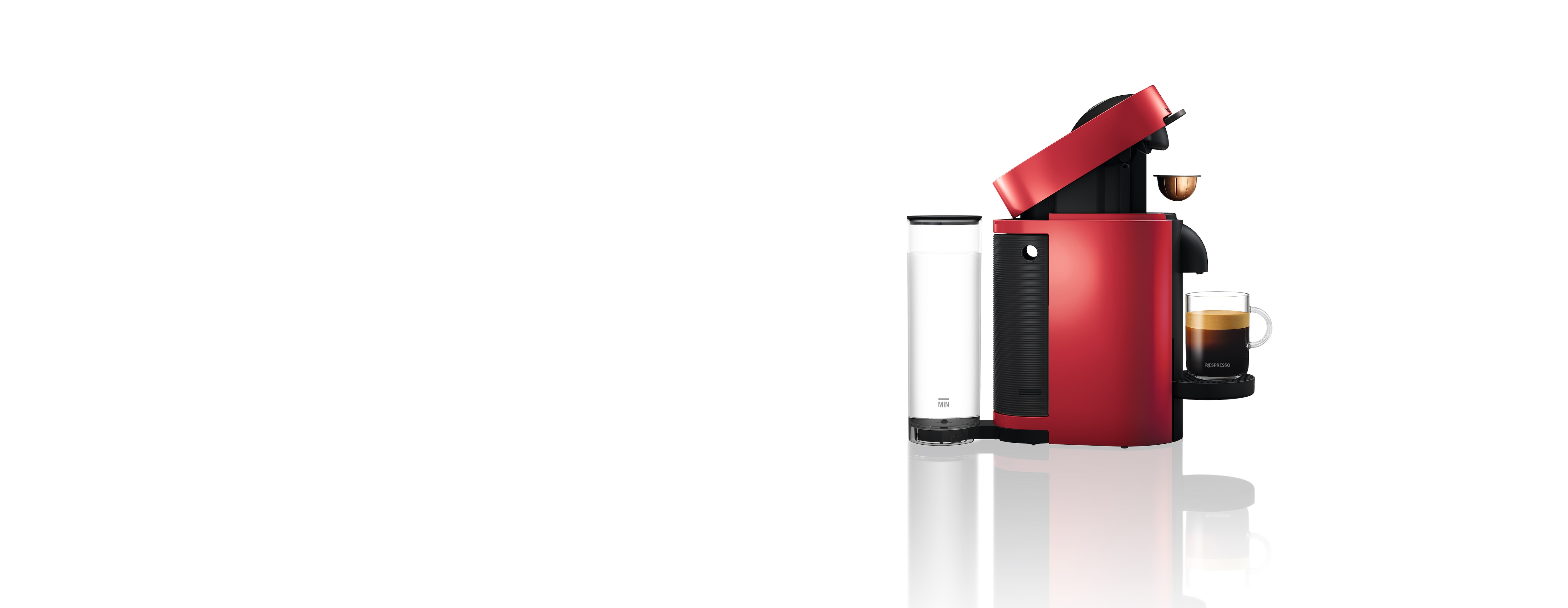 Vertuo Plus Coffee Machine | Cherry Red 