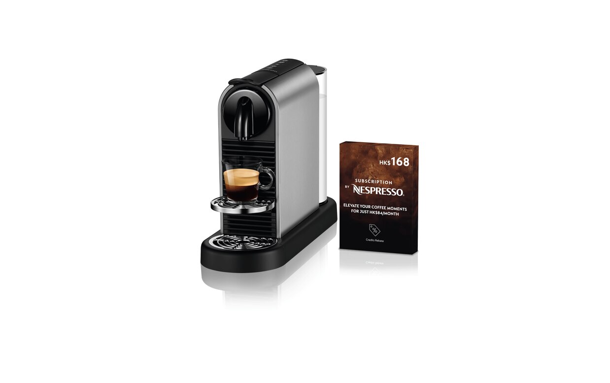 CitiZ Platinum D Titan & Subscription Gift Card Bundle - Nespresso