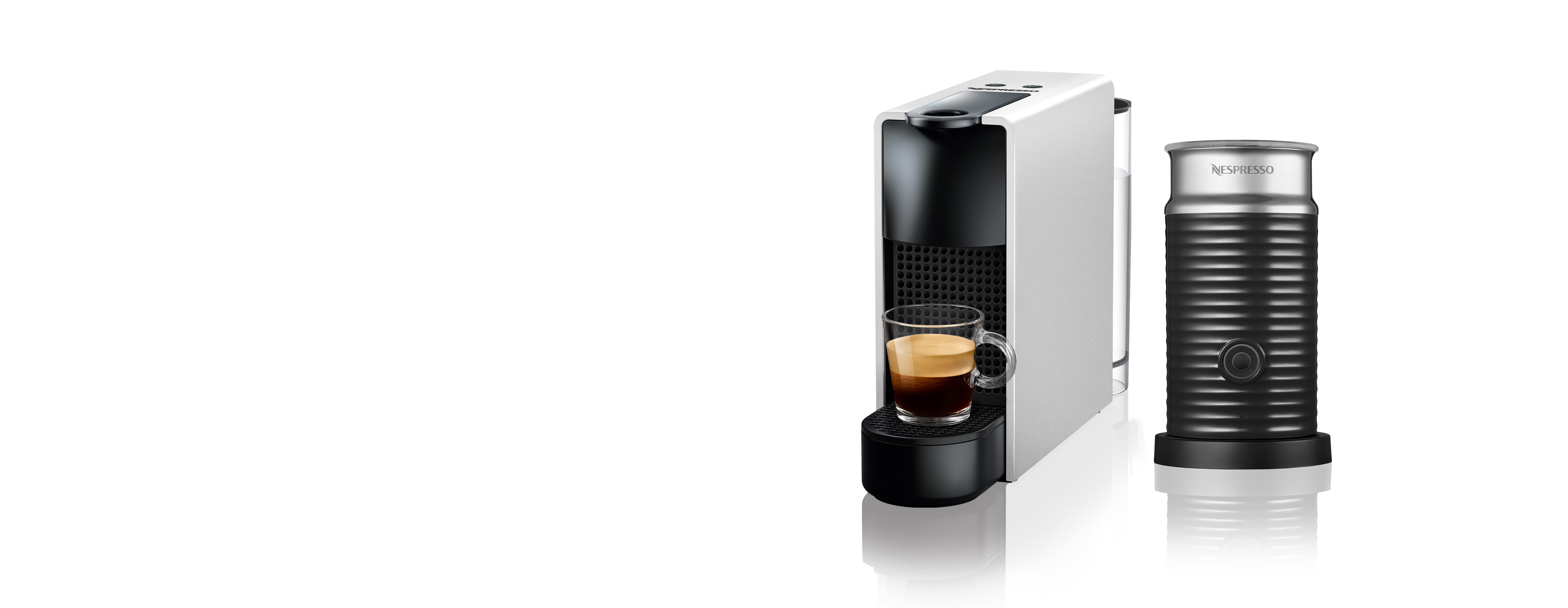 Essenza Mini C Metal \u0026 Aeroccino Bundle 