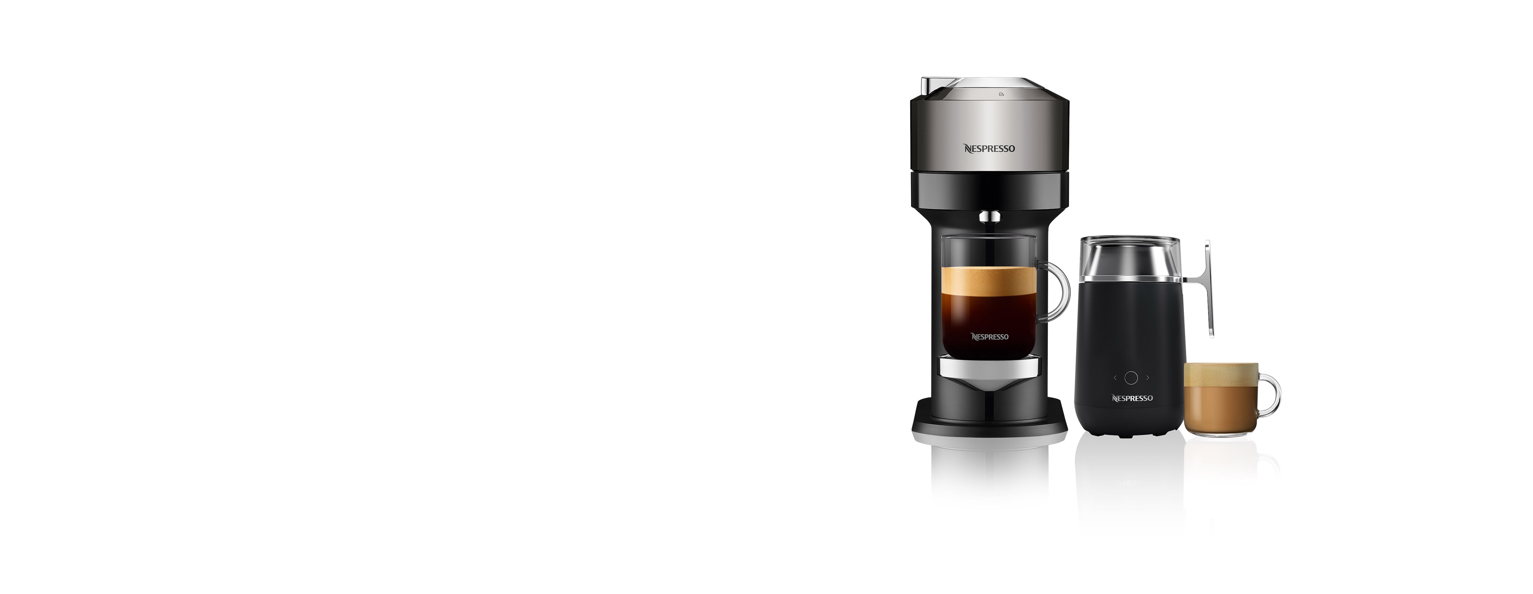 Vertuo Next Coffee Machine and Barista Milk Frother - Premium