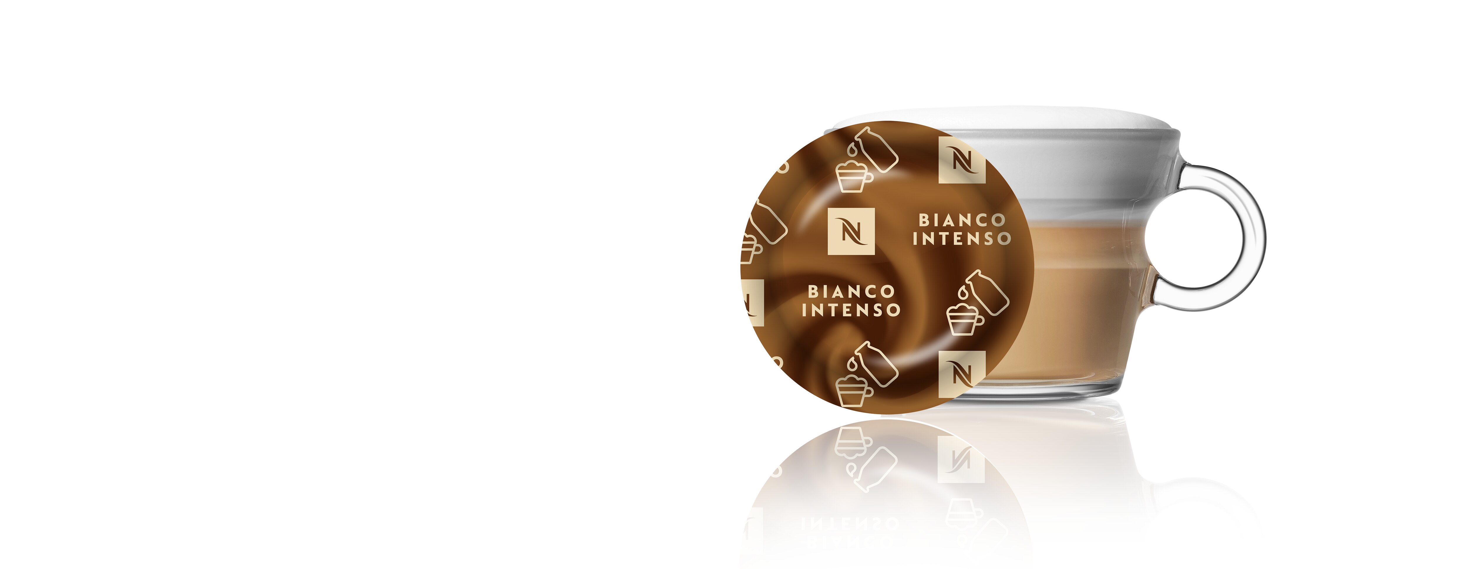 Bianco Intenso 50 Coffee Capsule Box 