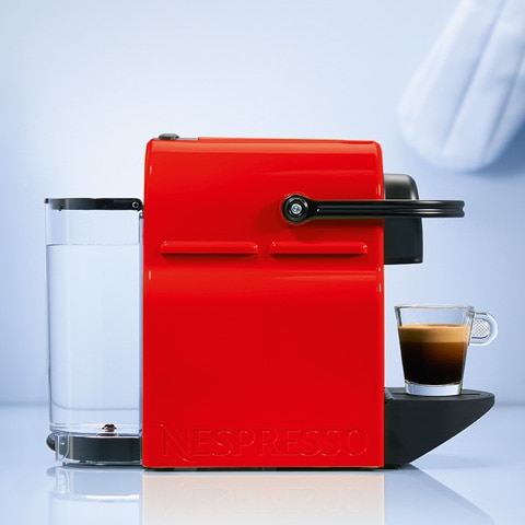 Nespresso Inissia Macchina per caffé espresso, a capsule, 1260 W, 0.7 L,  Rosso (