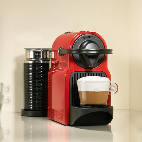 Buy Inissia Red Coffee Aeroccino Frother | Nespresso MY
