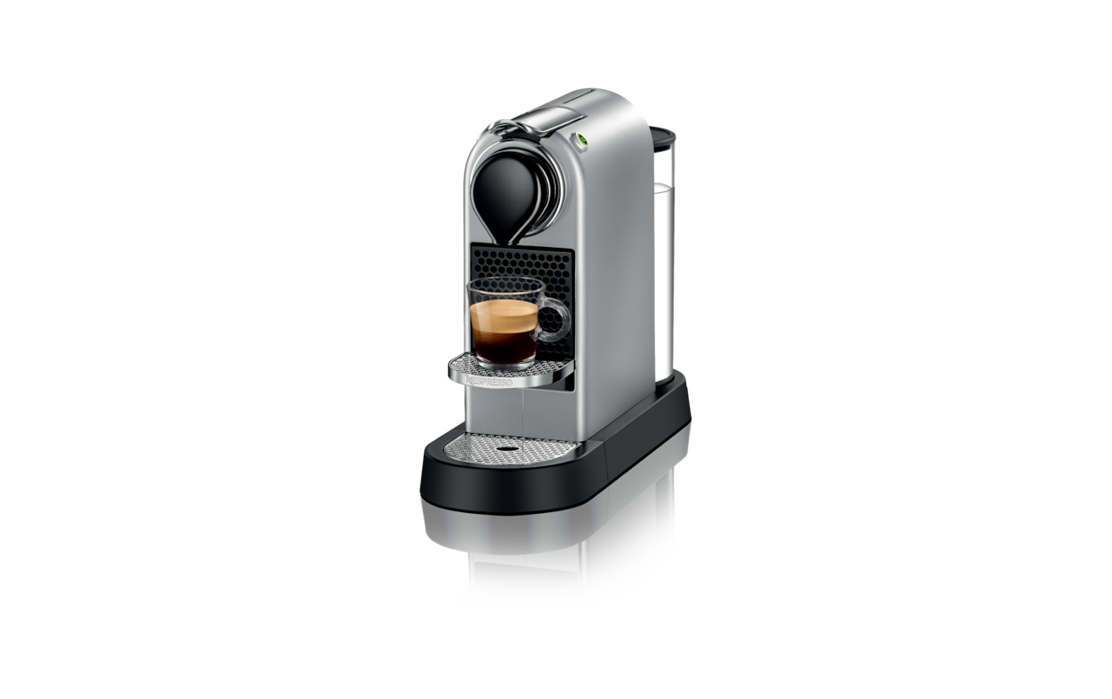 Monograph opstrøms Orkan Nespresso CitiZ D113 coffee machine by Nespresso, Silver