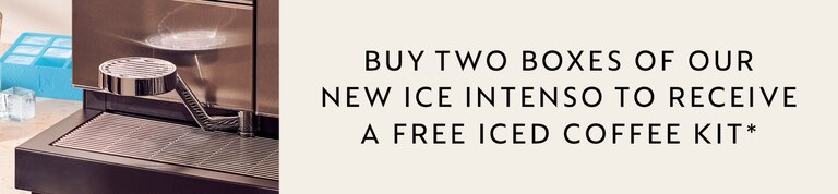 Get a free Ice Coffee Kit when you buy Ice Intenso Coffee Pods