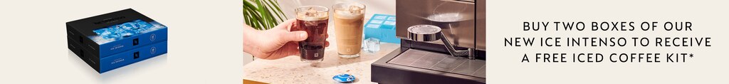 Get a free Ice Coffee Kit when you buy Ice Intenso Coffee Pods
