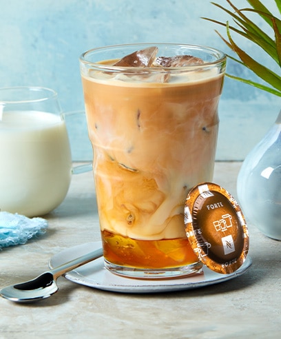 Iced Vanilla Coffee Latte Recipe (Using Nespresso)