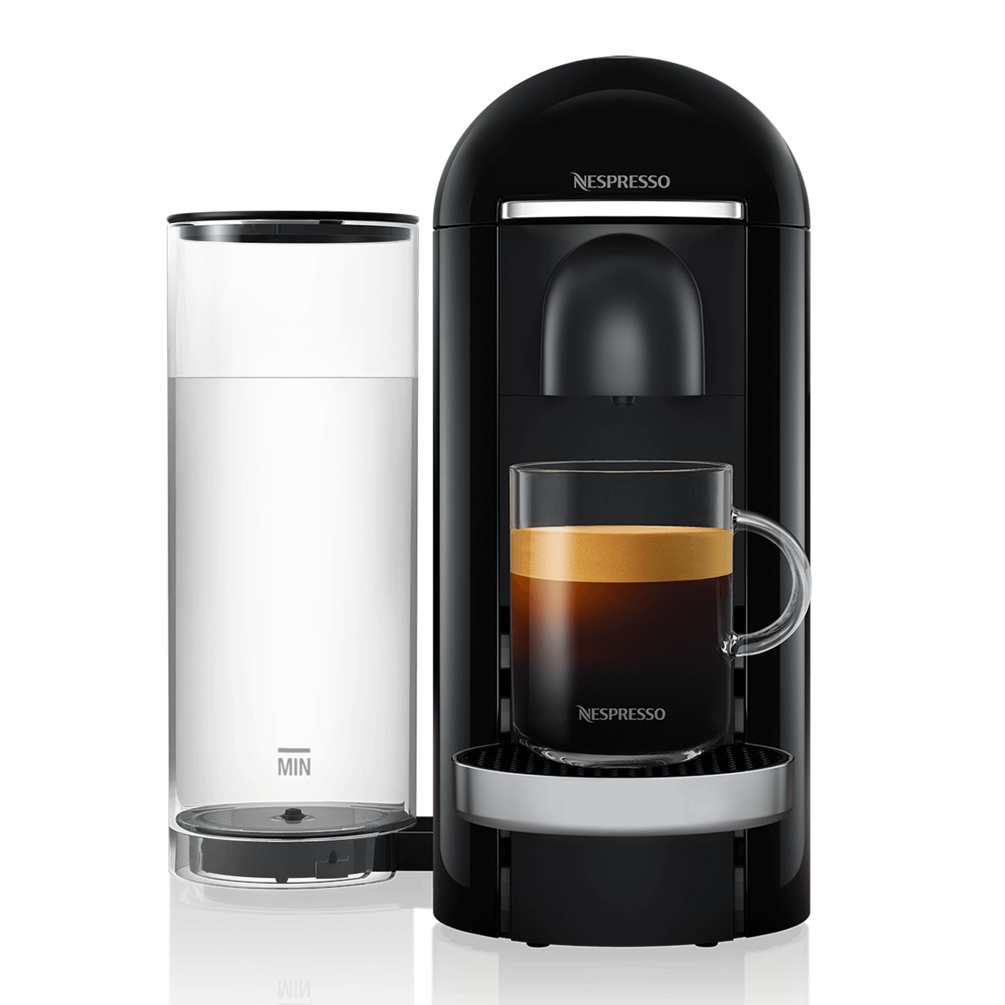 Machine a Café NESPRESSO KRUPS Vertuo Plus Noir Mat Cafetiere a capsules  espresso YY3922FD - ADMI