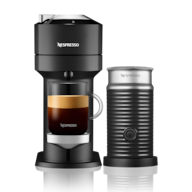 Vertuo Next Classic Black Coffee Machine & Aeroccino3 Black Bundle