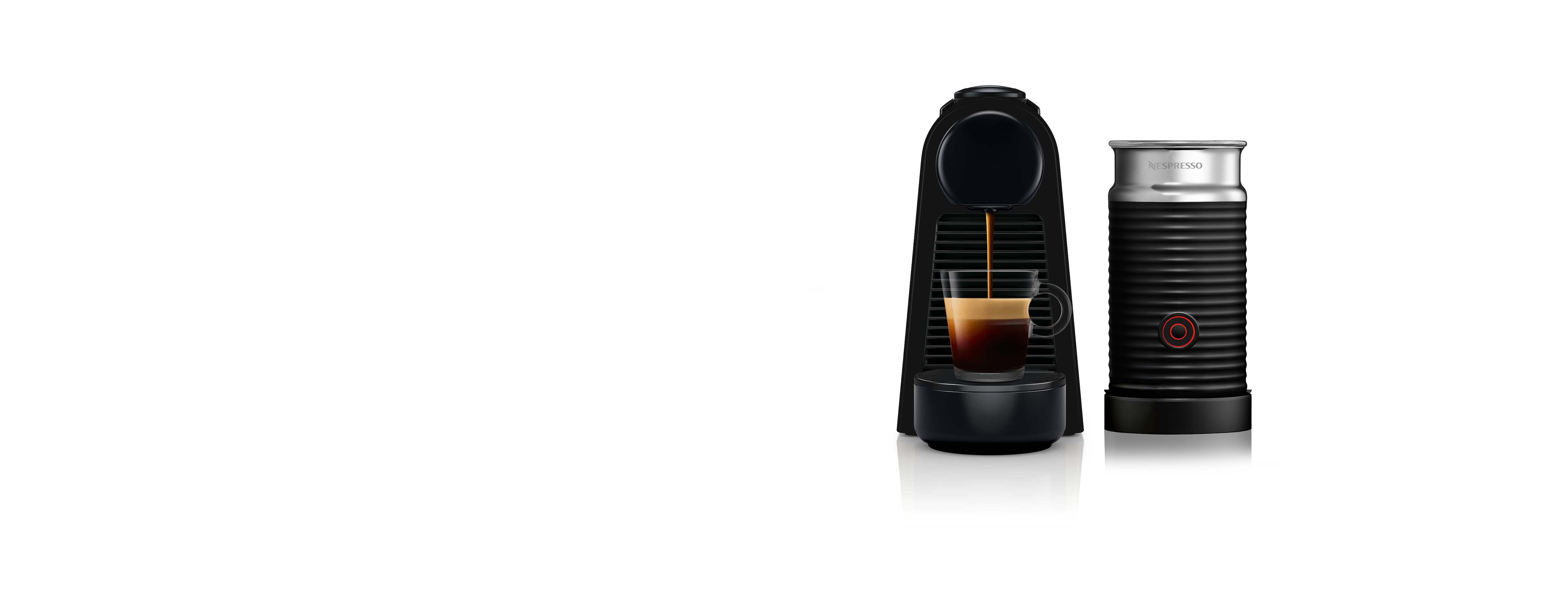 Pack Essenza Mini Negra | Cafeteras | Nespresso Argentina