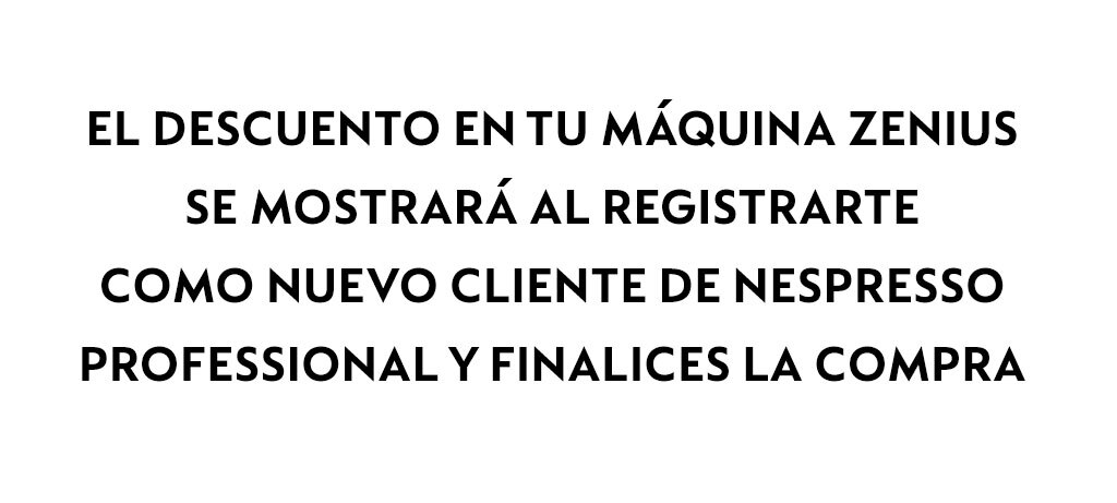 Nespresso ® Profesional | España