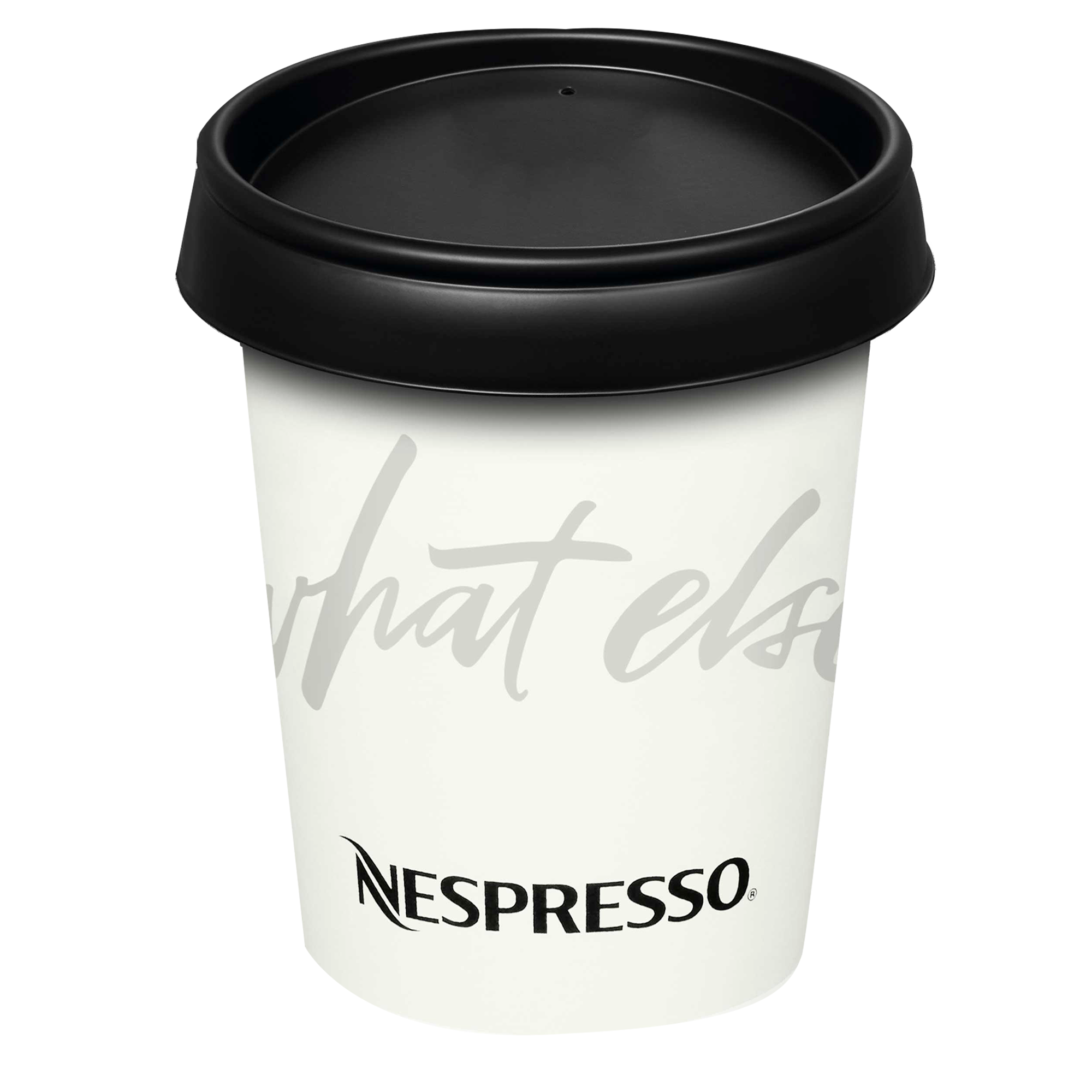 Tapa de plástico para vaso de cartón On The Go 240 ml | Nespresso® Pro