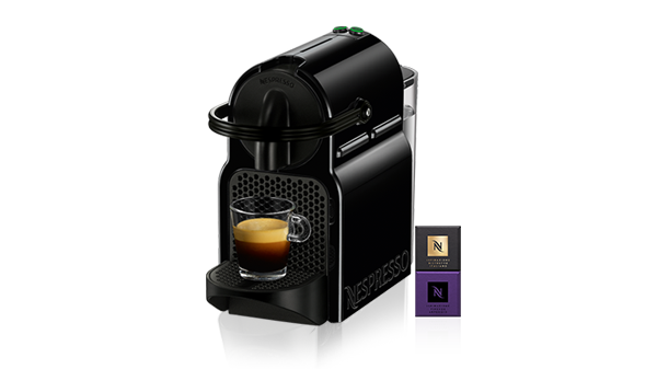 Cafetera eléctrica pequeña Inissia Black | Nespresso Chile