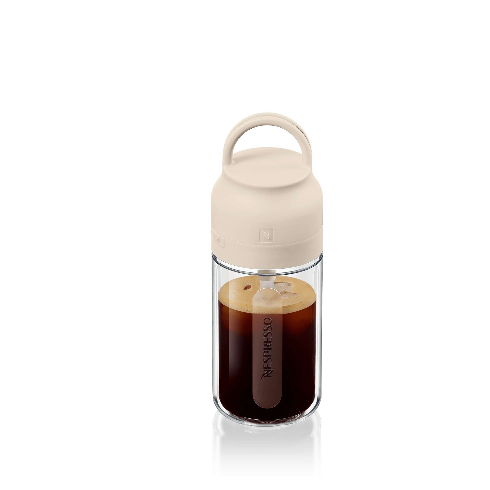 Nespresso Nomad Bottle Size Small S Cold Iced Coffee With Straw