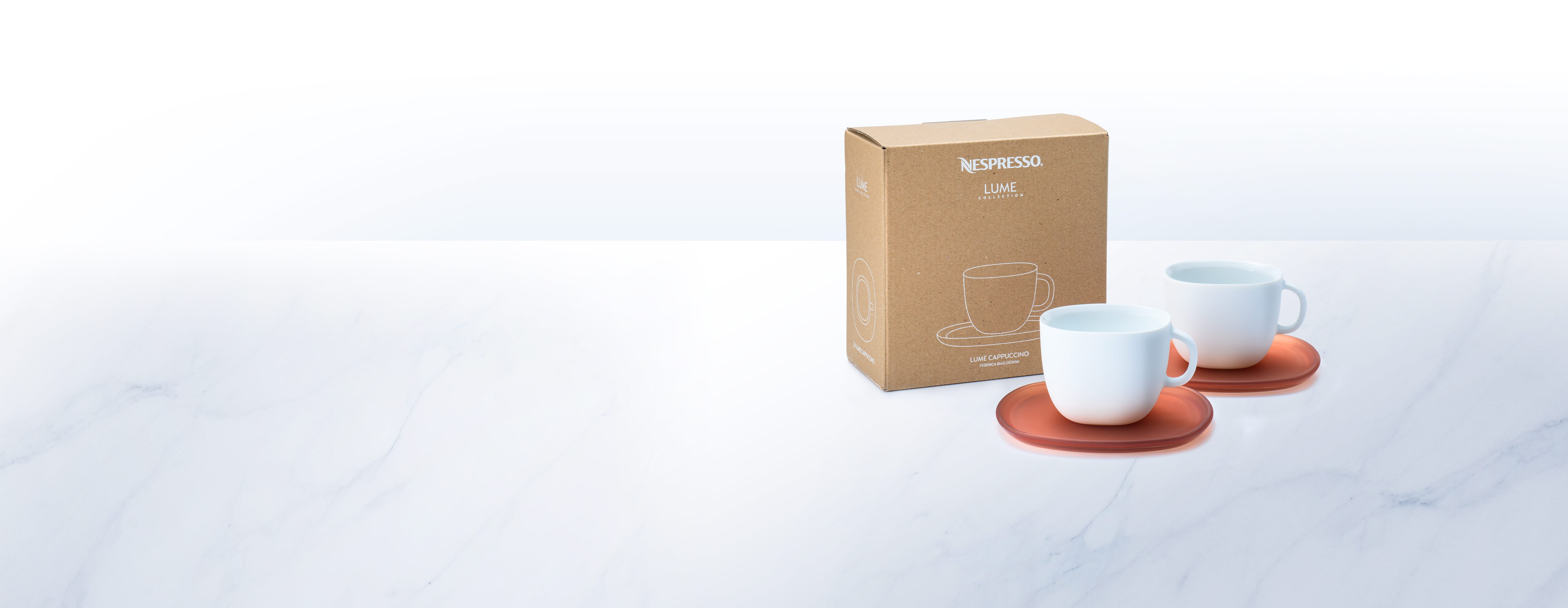 LUME Cappuccino Cups (Set of 2 