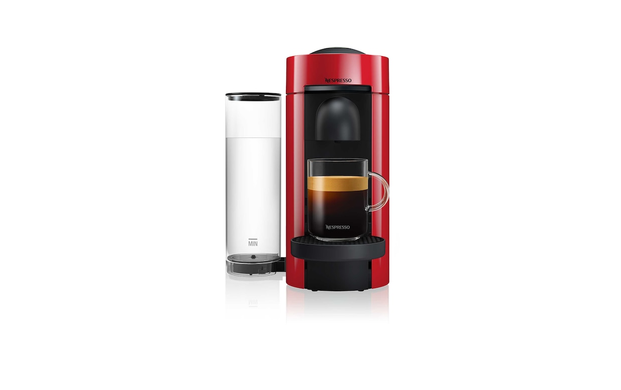 sådan bh tage ned VertuoPlus Cherry Red | Vertuo Coffee Machine | Nespresso USA