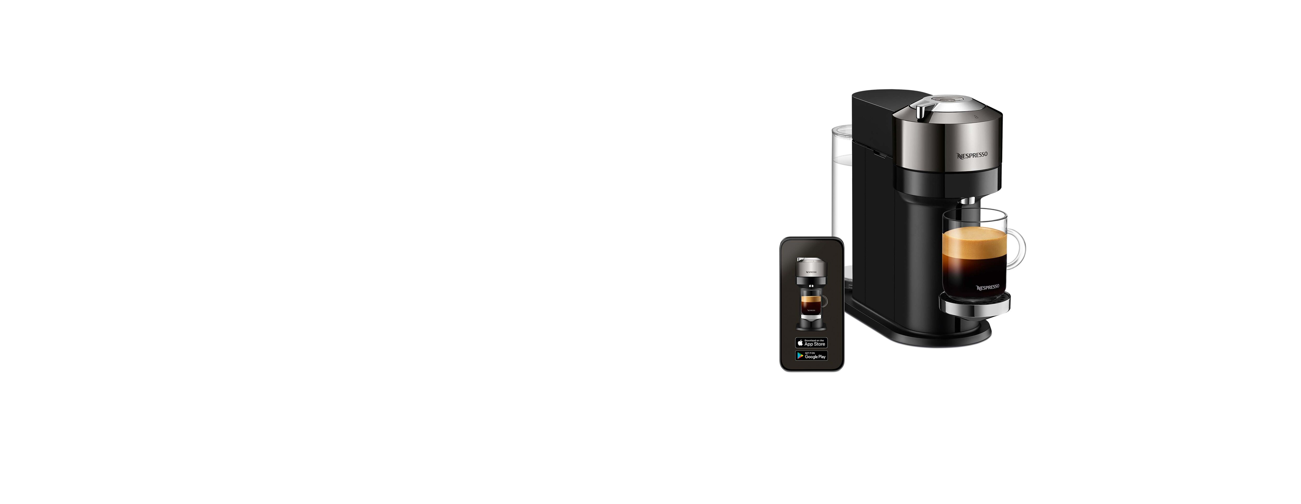 Vertuo Next Deluxe Dark Chrome | Coffee 