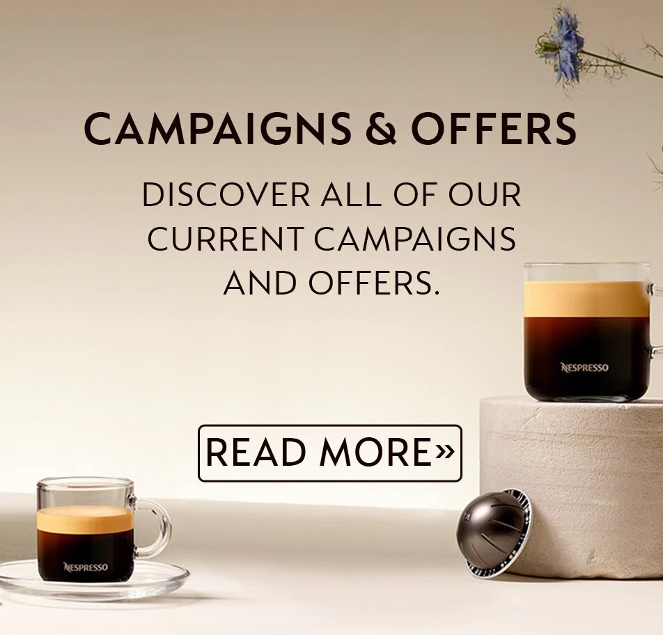 Nespresso | Coffee machines \u0026 coffee of 