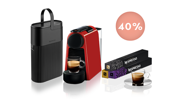 Ofertas cafeteras eléctricas Essenza Mini Red | CyberDay 2022 | Nespresso™  Chile