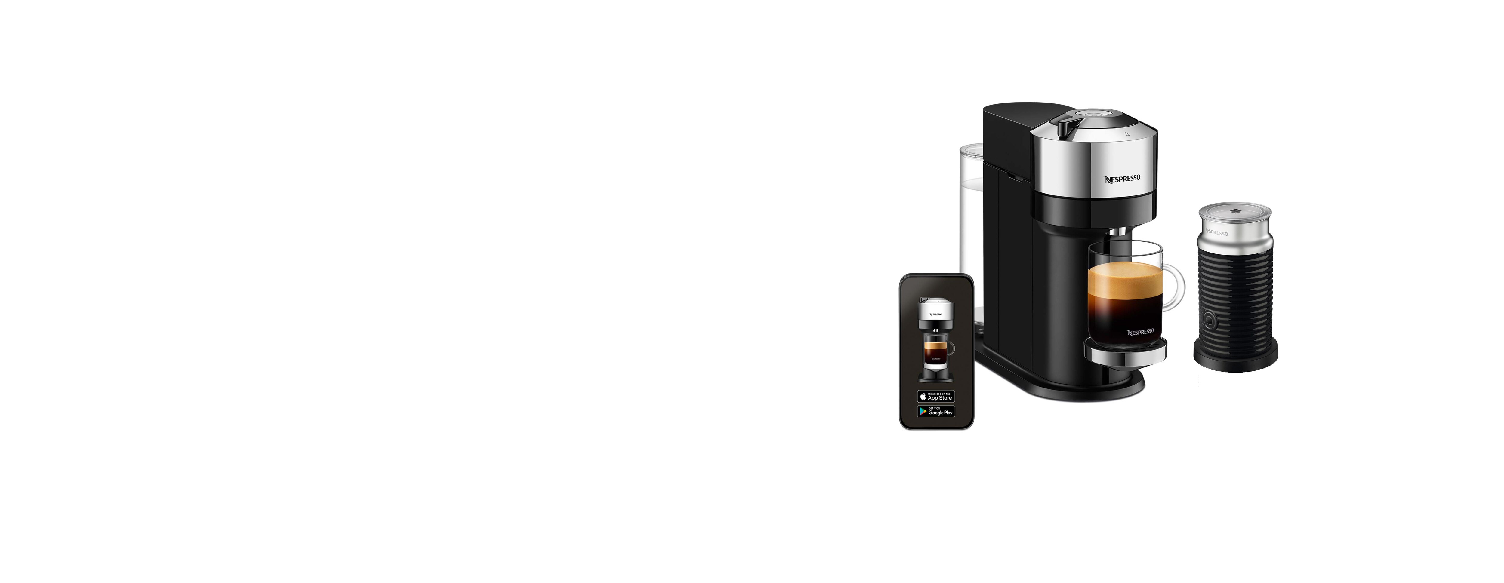 Vertuo Machine Next Deluxe Pure Chrome 