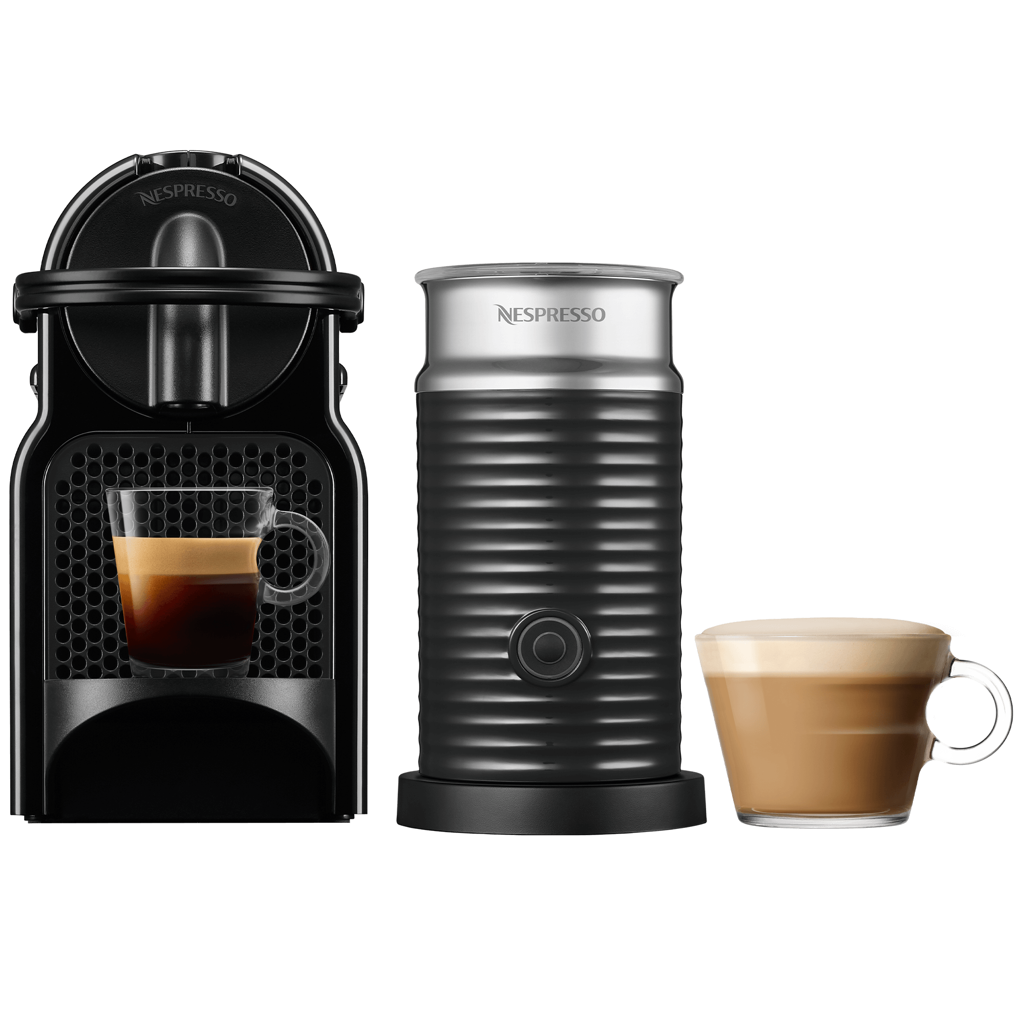 Inissia Black Coffee Capsule Pod Machine by Nespresso 
