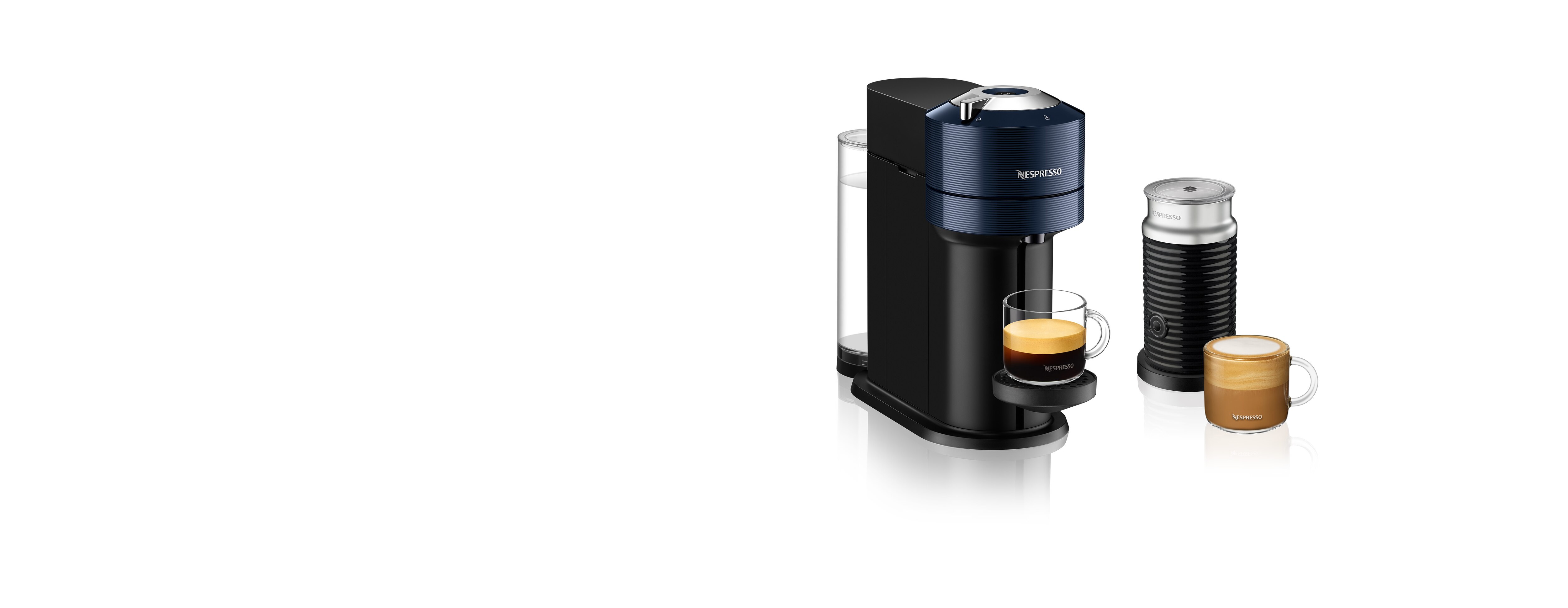 Vertuo Next Dark Navy \u0026 Aeroccino3 with 