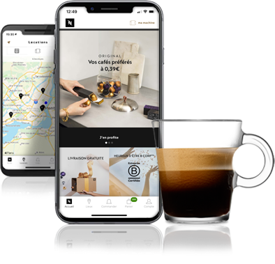 What can you do with Nespresso App?