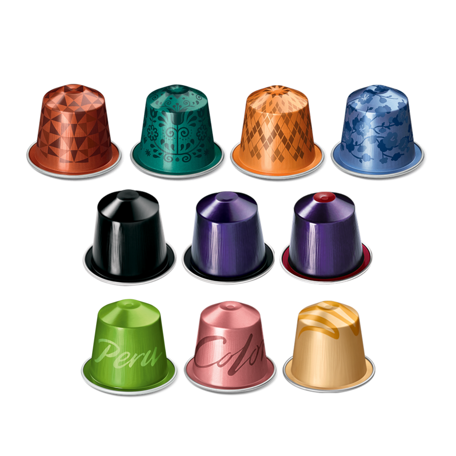Discovery Pack - 100 Coffee Capsules - Nespresso Denmark