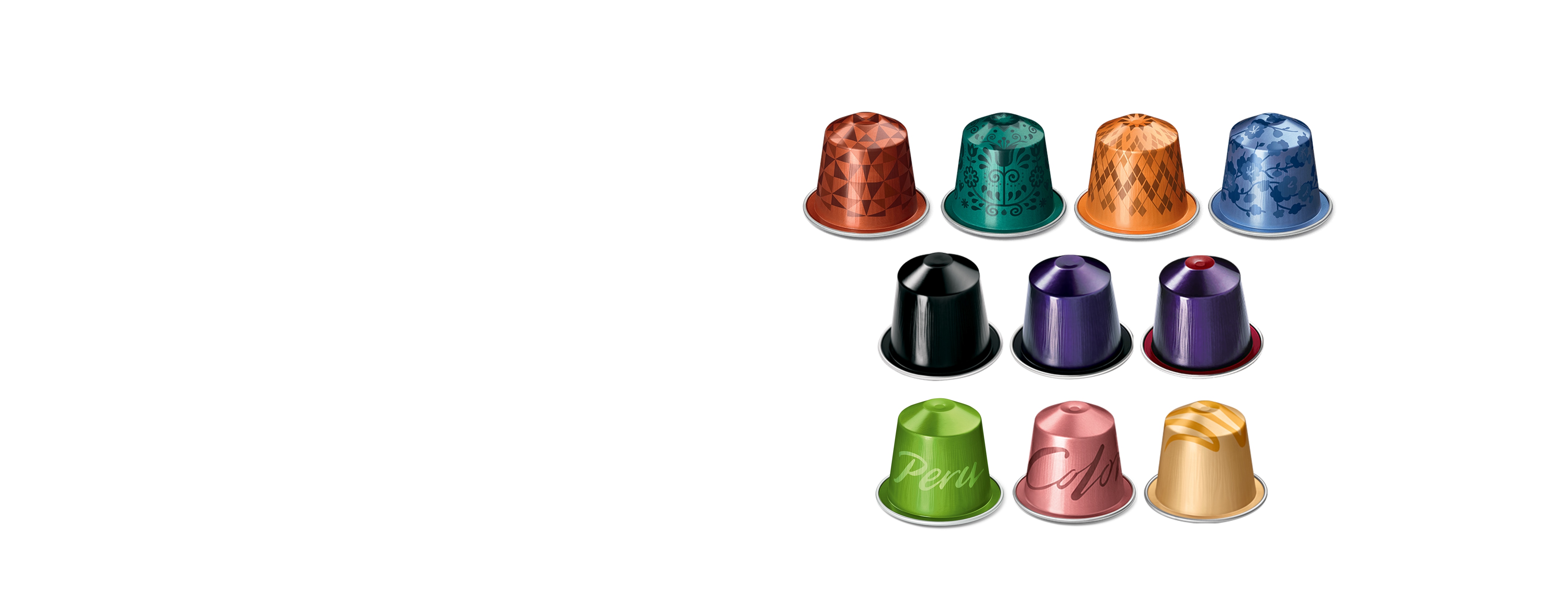Nespresso shop coffee pods