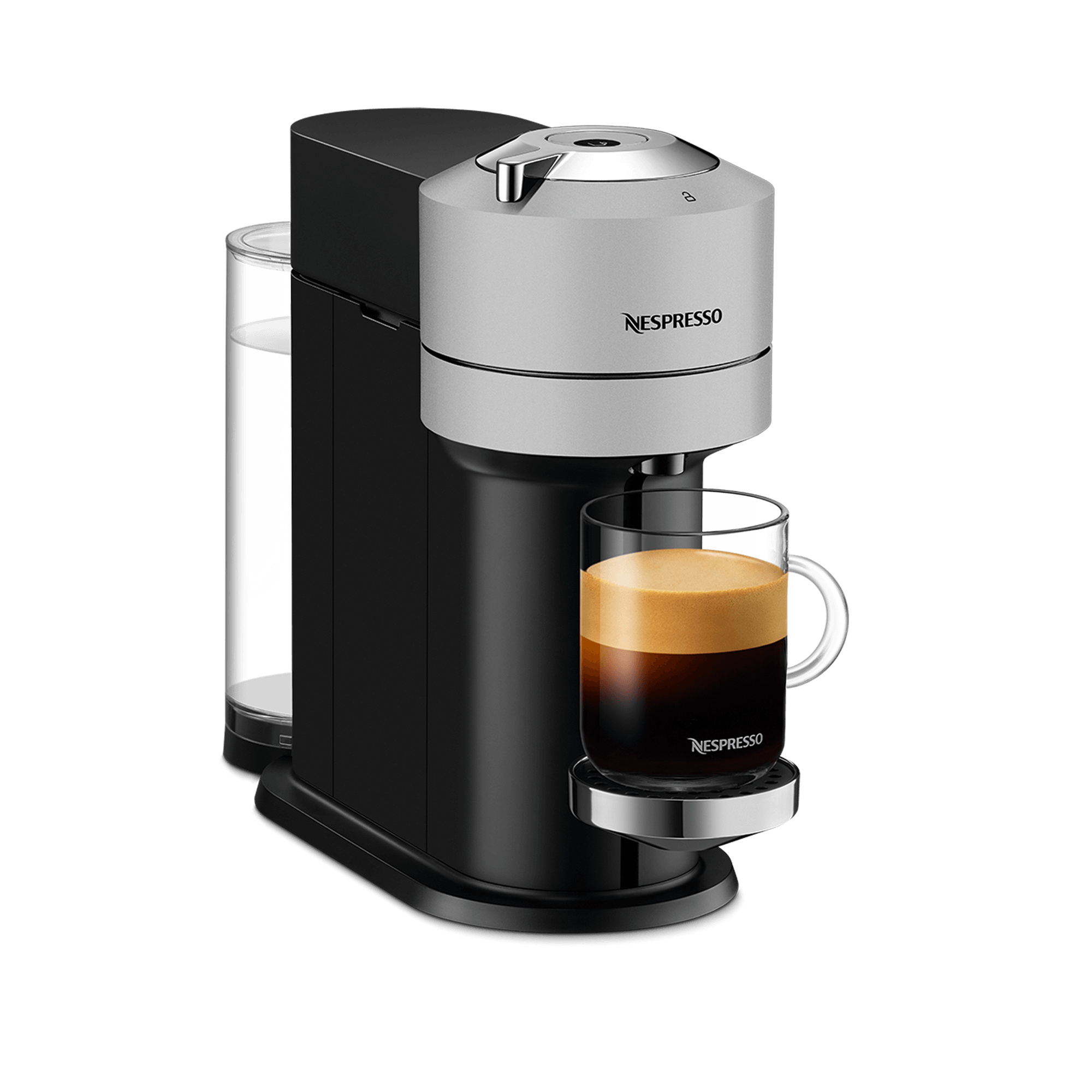 Nespresso Vertuo Next Deluxe Silver Square One