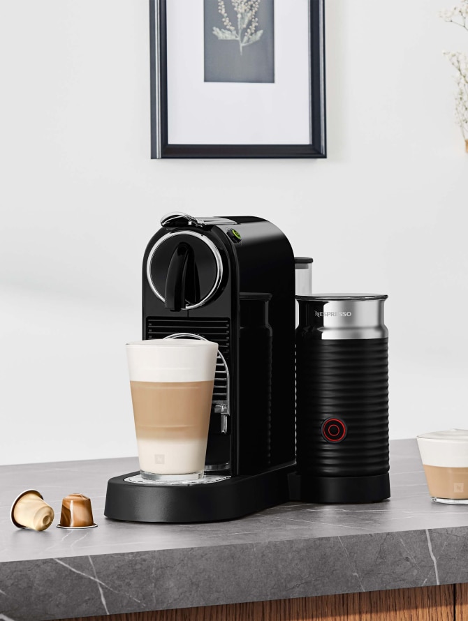 plasticitet Sprog lærling CitiZ&milk Black Coffee Machine | Nespresso Australia