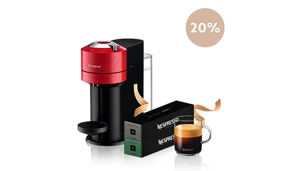 Vertuo Next Cherry Red Promo Milk 2022 | Cafetera Eléctrica