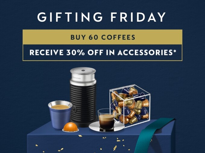 Nespresso Black Friday machines with discounts + discount on coffees
