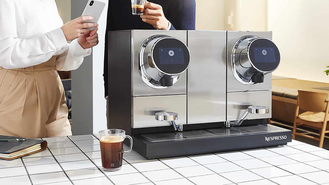 Double nespresso machine outlet
