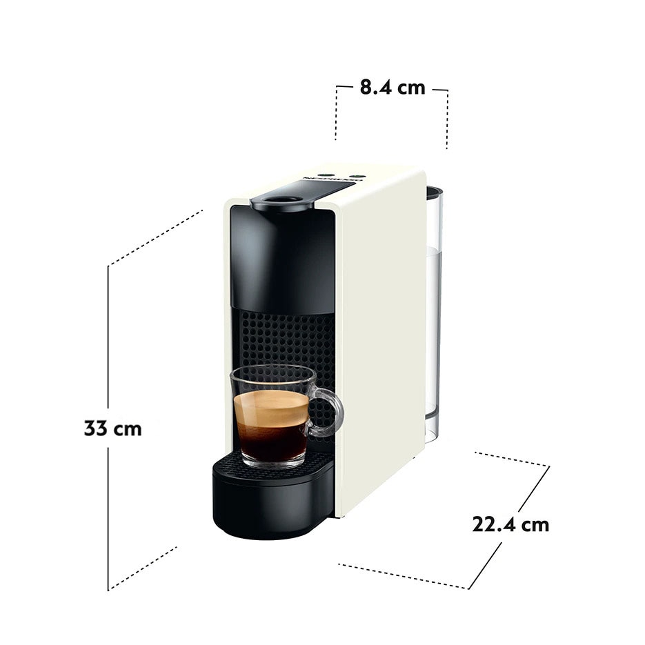 Buy Mini White Coffee Machine & Aeroccino Nespresso MY