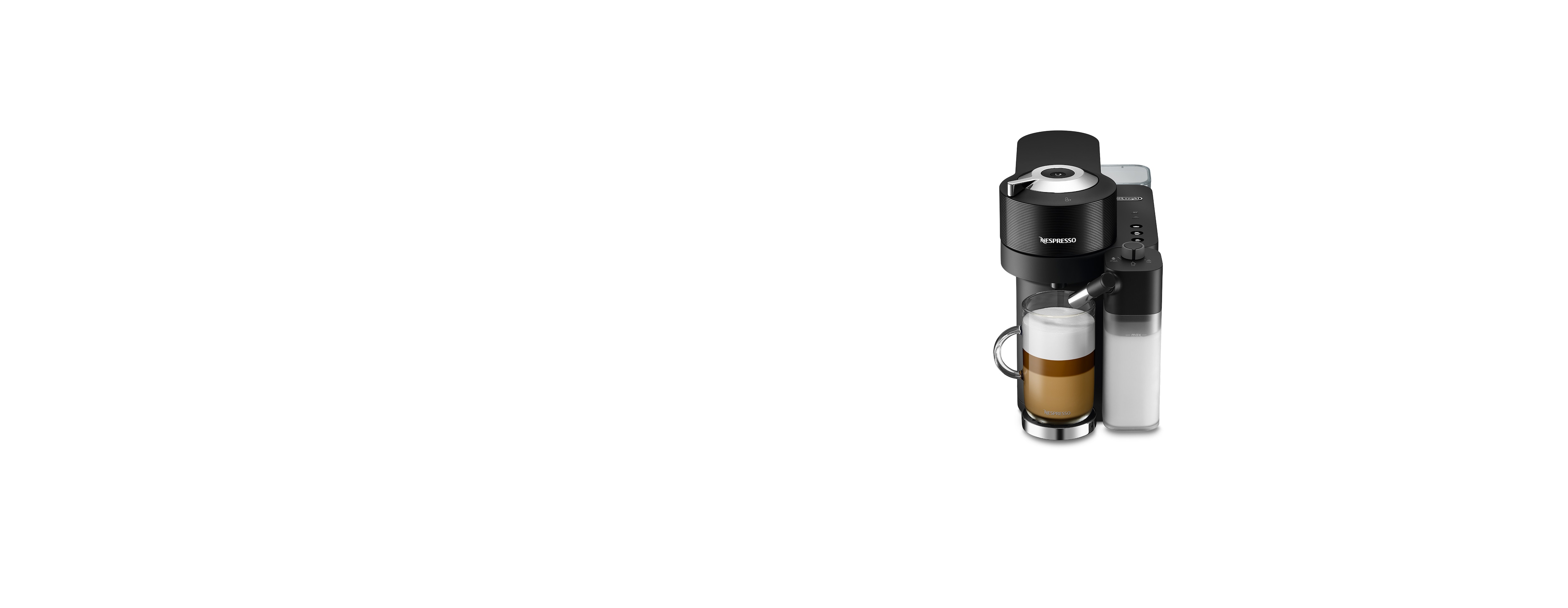 Кофемашина Nespresso Vertuo Lattissima чёрная De'Longhi — фото 8