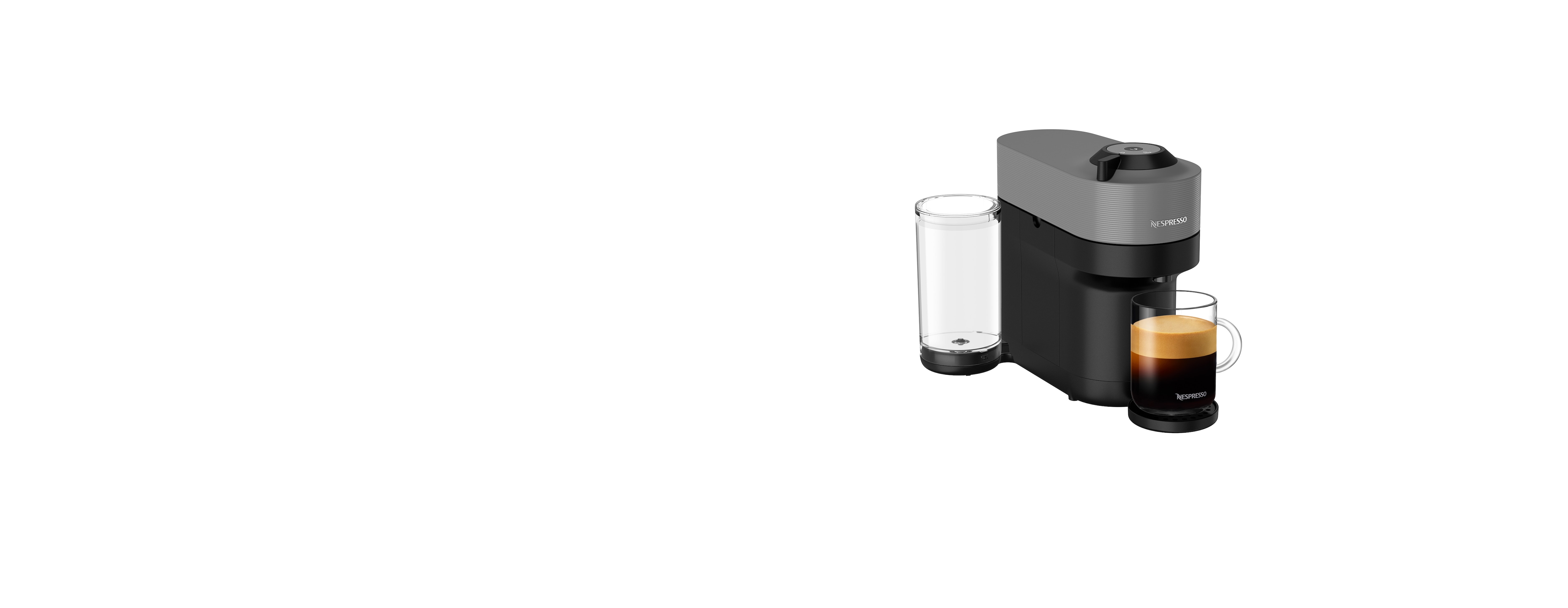Vertuo Pop+ Dark Gray - Vertuo Coffee Machine - Nespresso USA