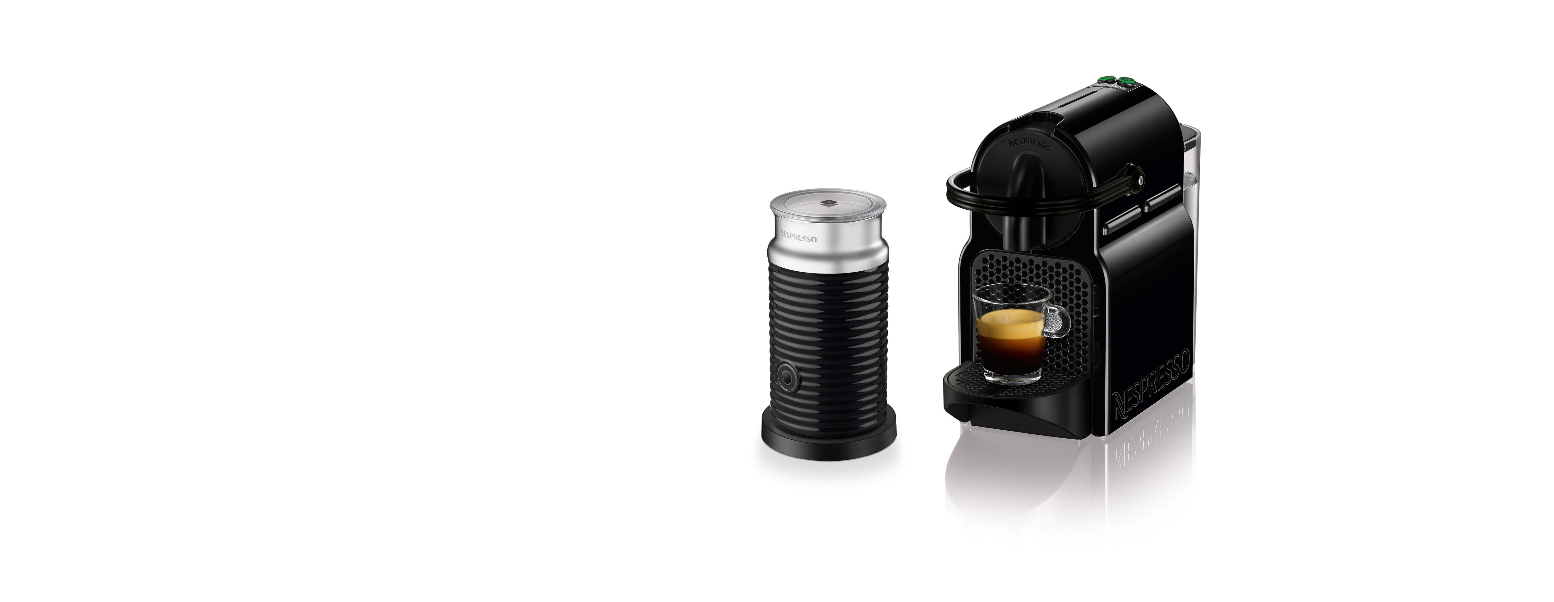 Inissia Black Coffee Machine & Aeroccino 3 - Nespresso™ Romania