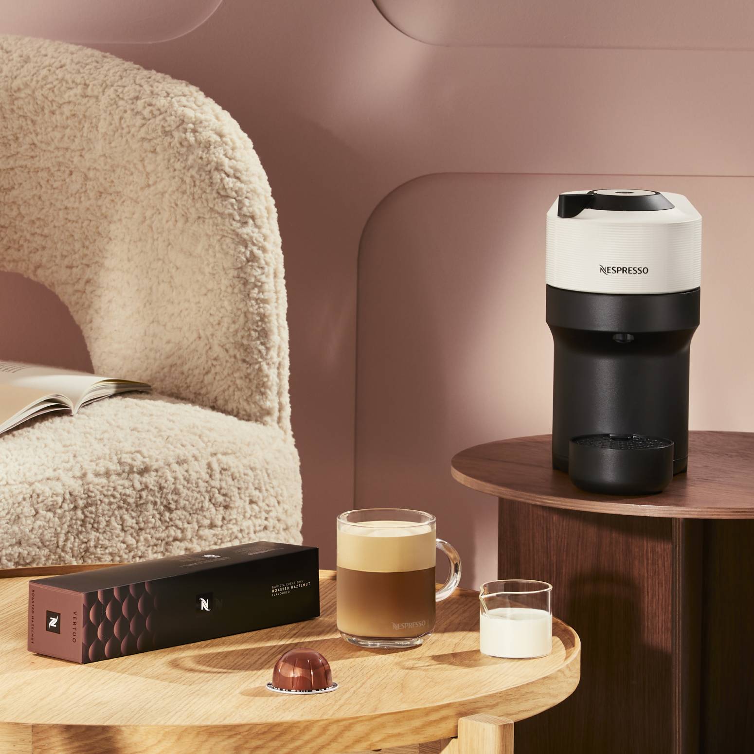 Cafeteira Vertuo Pop Branco Coco 110V | Nespresso