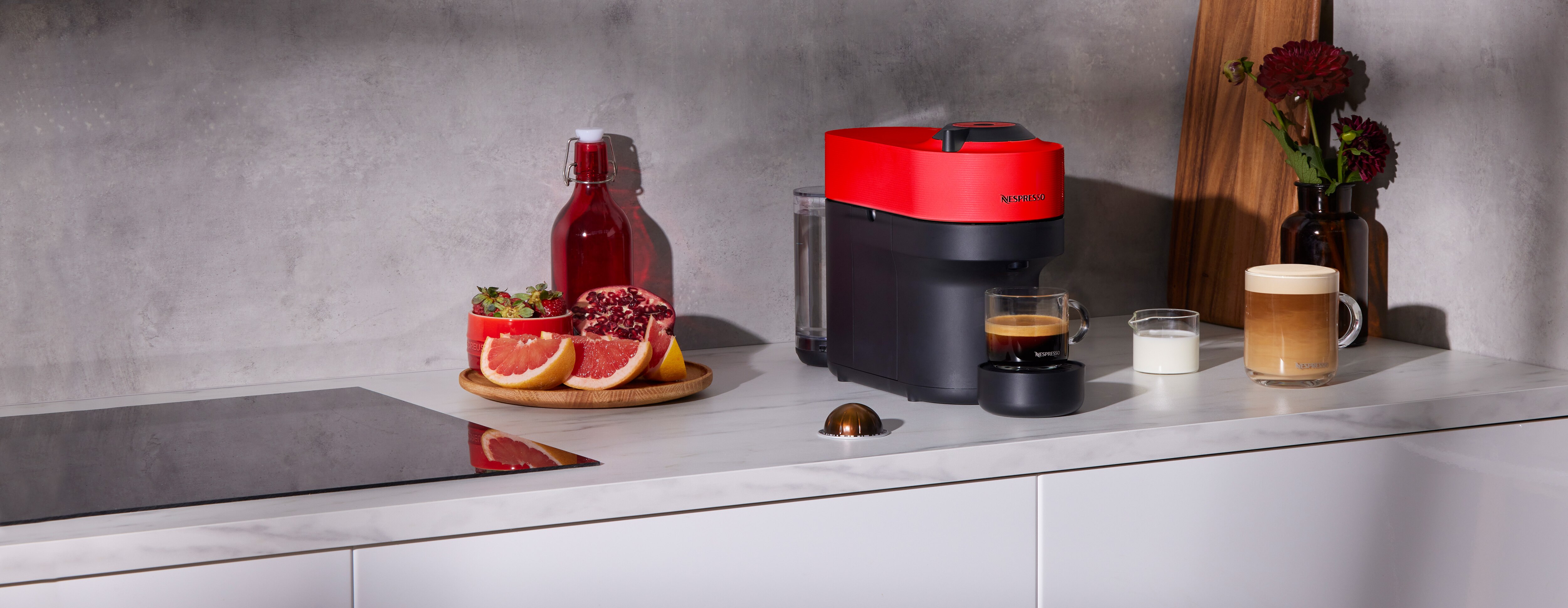 Nespresso VERTUO POP 赤 Amazon.com: Nespresso Vertuo Pop+ Coffee and Espresso Maker