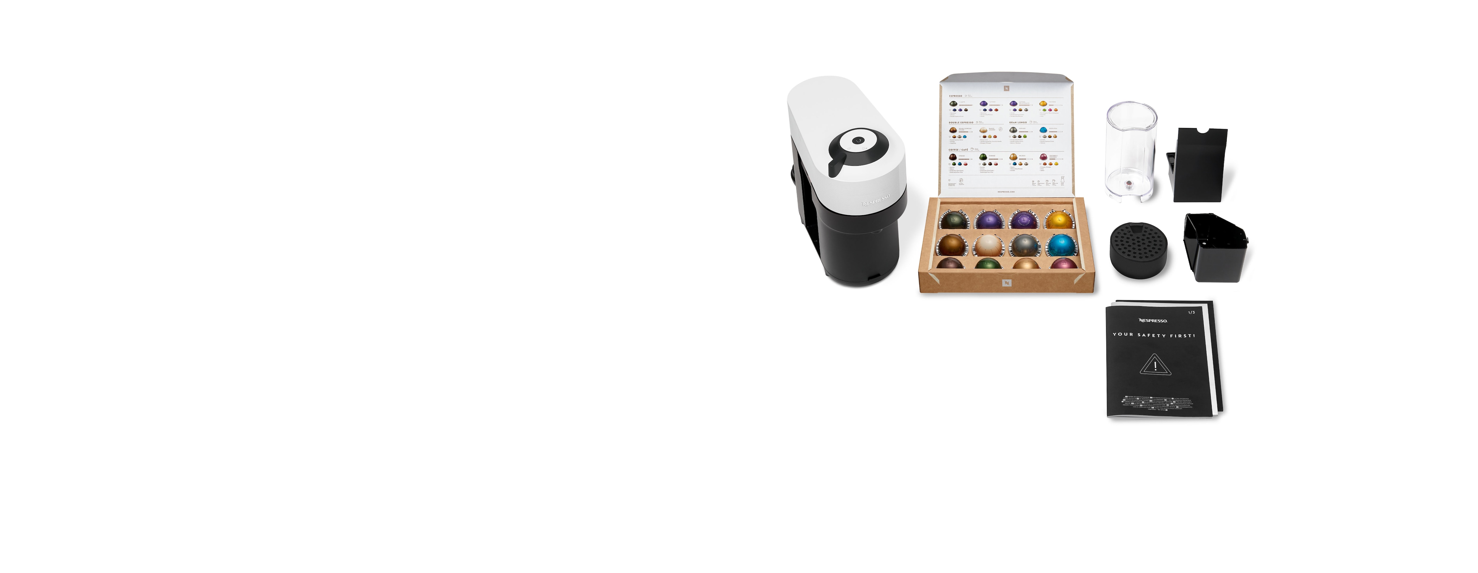 Vertuo Pop Coconut White Nespresso Coffee Machine - Nespresso