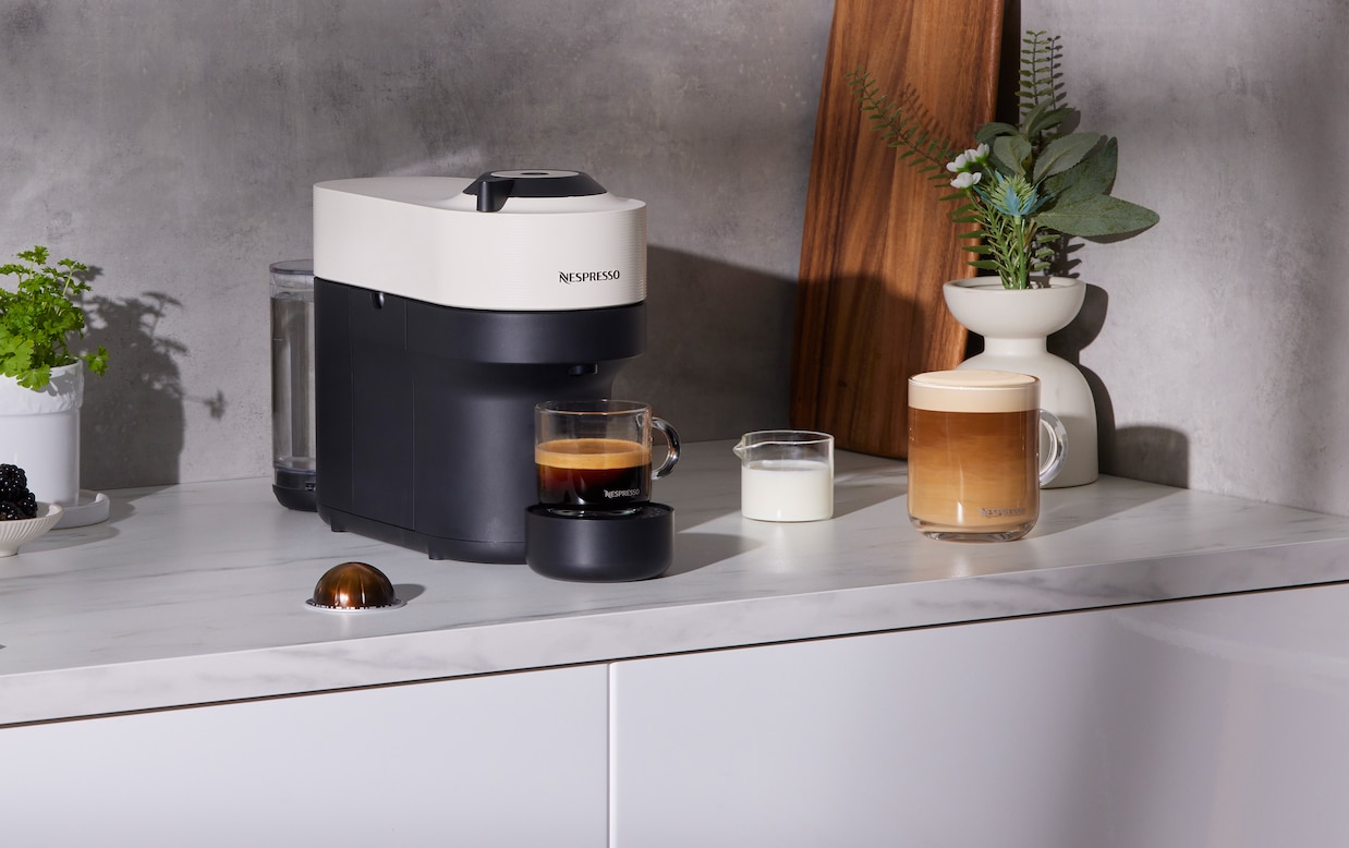 Vertuo Pop Coconut White Nespresso Coffee Machine - Nespresso 