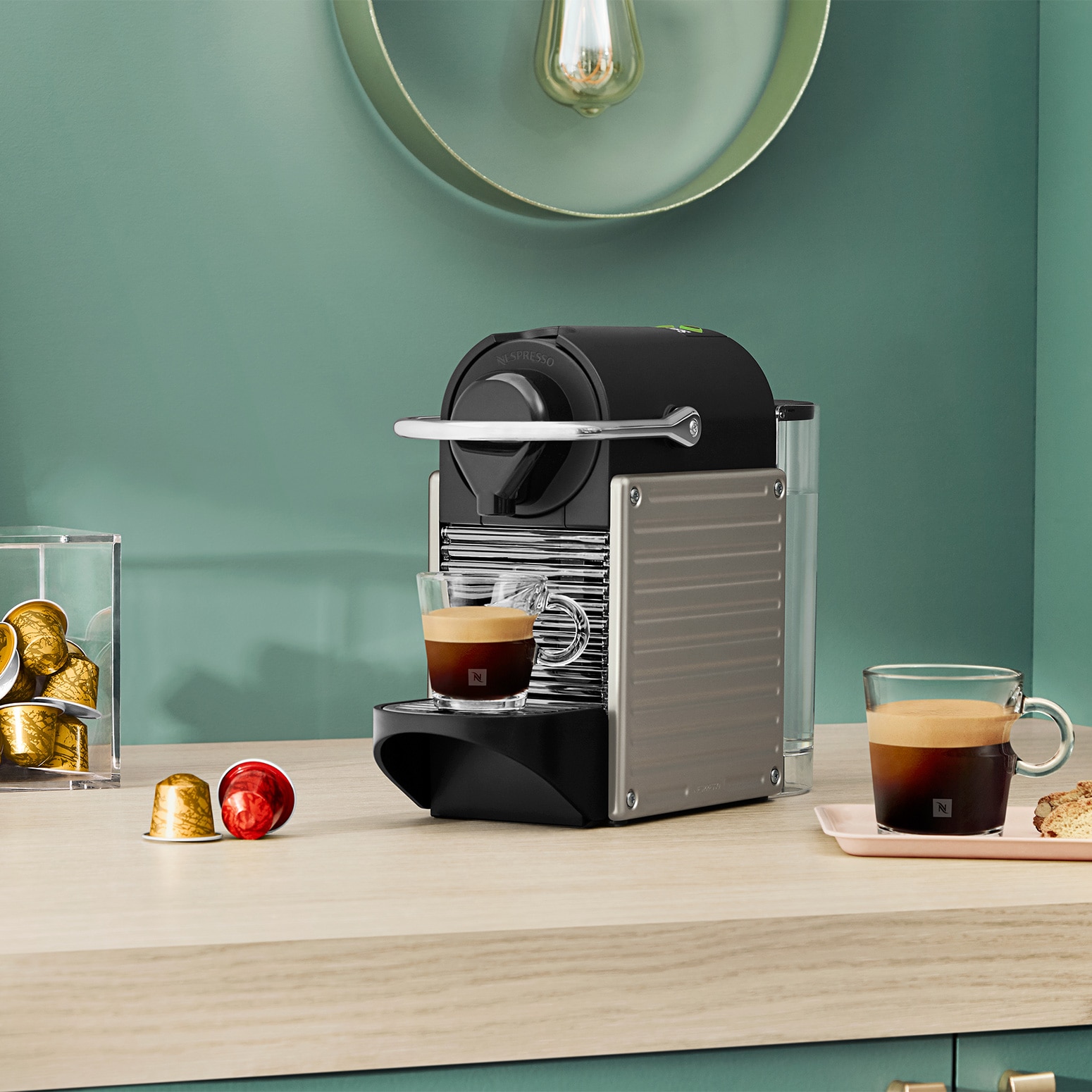Nespresso pixie electric titanium hotsell