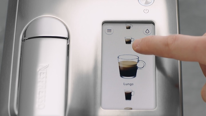 Creatista Pro Nespresso fincan boyut teknolojisi