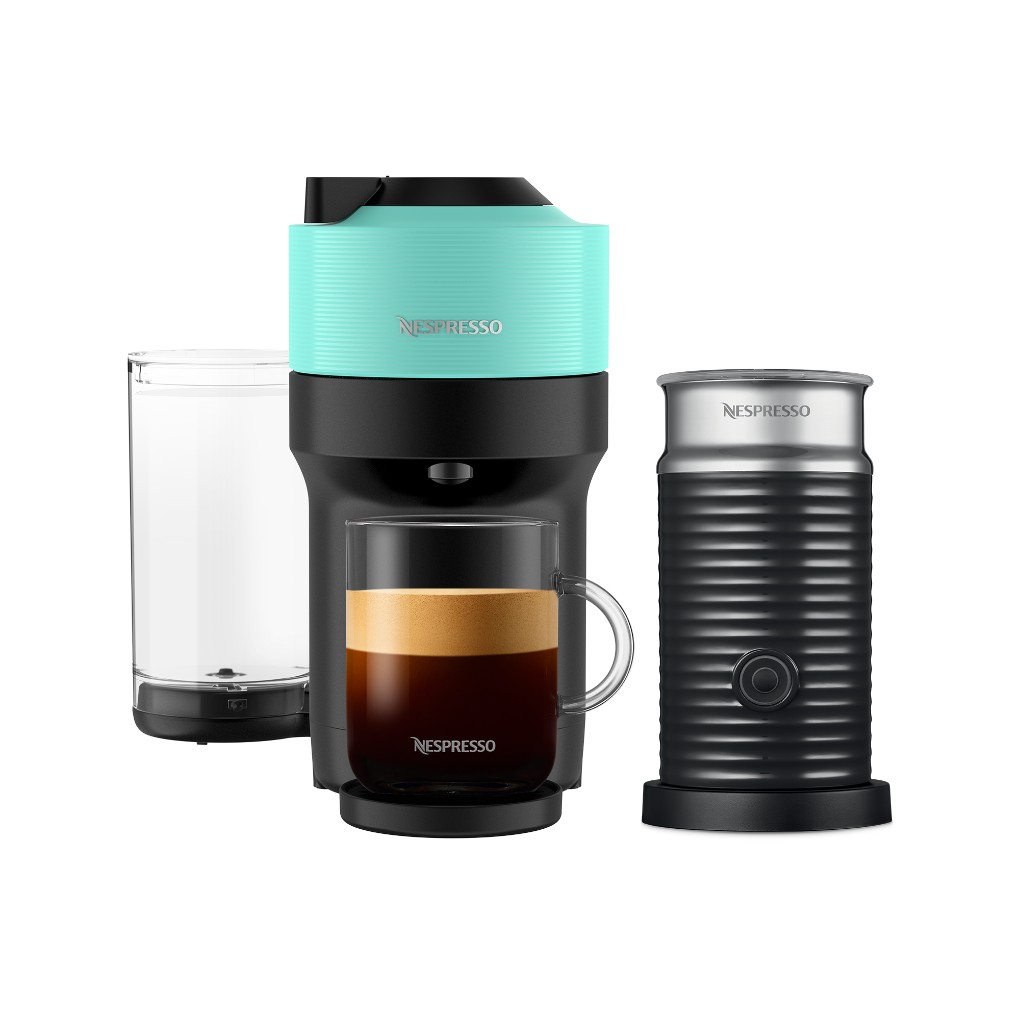 Vertuo Pop+ Aqua Mint & Aeroccino Bundle