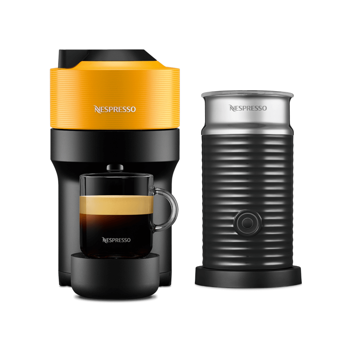 Cafeteira Vertuo Pop com Aeroccino3 | Nespresso