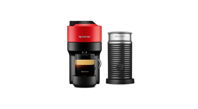 Cafeteira Expresso Nespresso Vertuo Pop & Aeroccino Vermelho 110v - A3kgcv2brrene