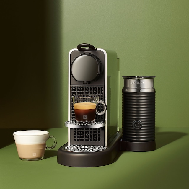 CitiZ Platinum&Milk Stainless steel Coffee Machine Nespresso