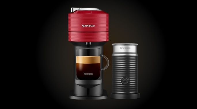 Cafeteira Expresso Nespresso Vertuo Next & Aeroccino Vermelho 110v - A3kgcv1brrene